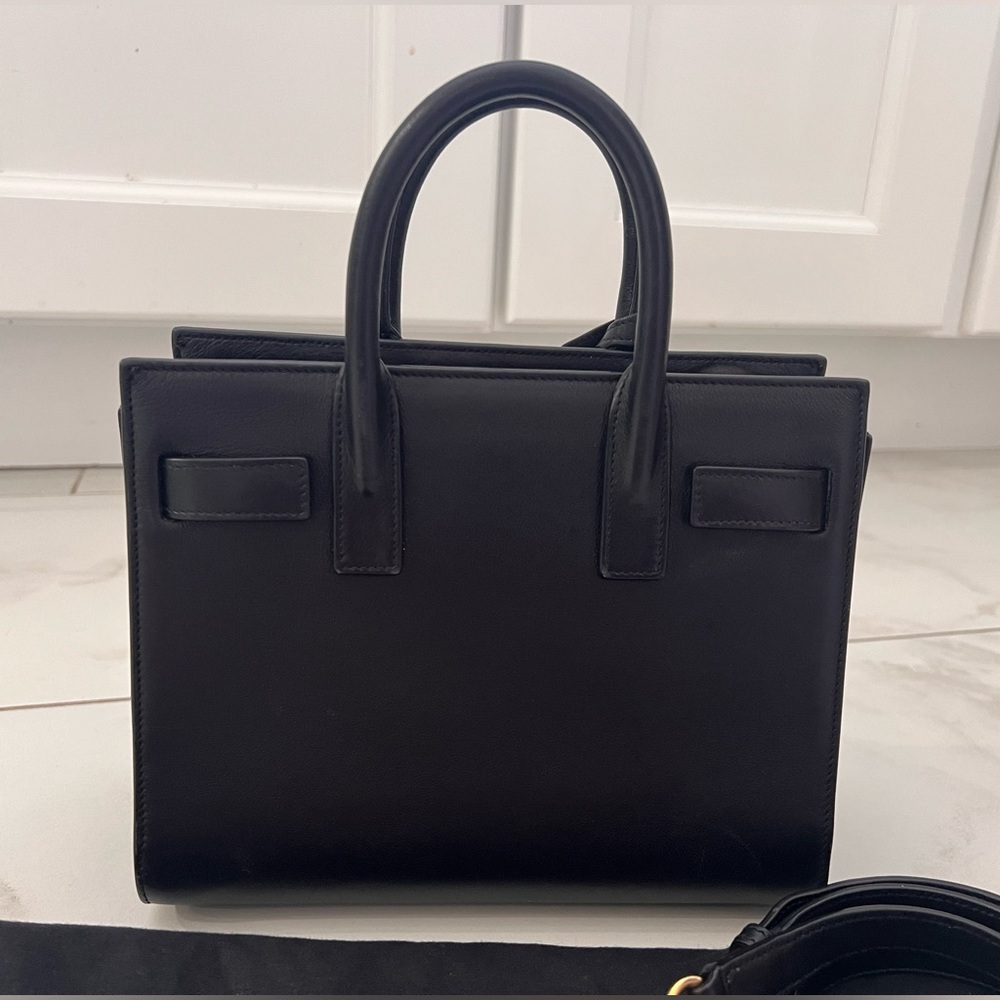 ❌SOLD❌ YSL NANO SAC DU JUOR. GOLD HARDWARE. SMOOTH LEATHER - Picture 2 of 14